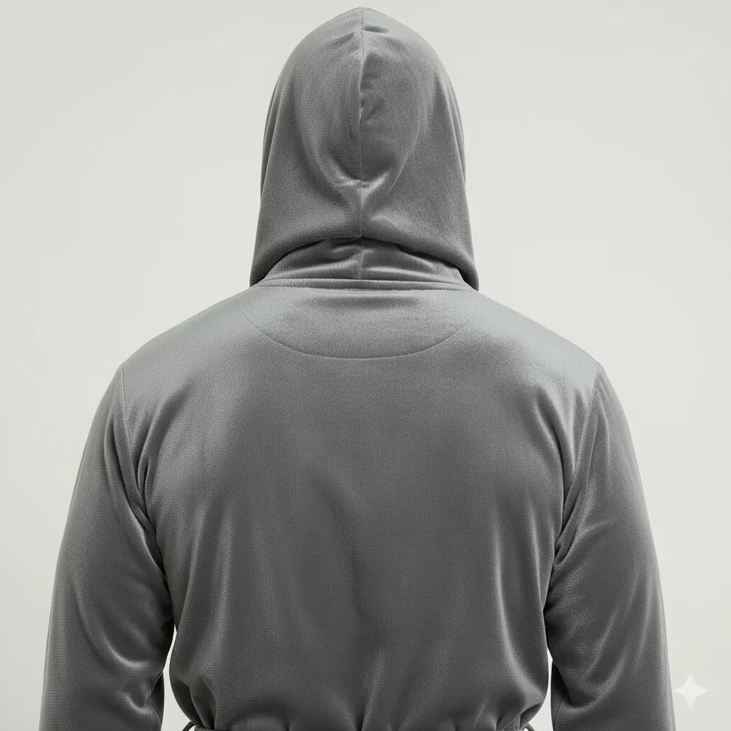 Men's Hooded Plush Robe