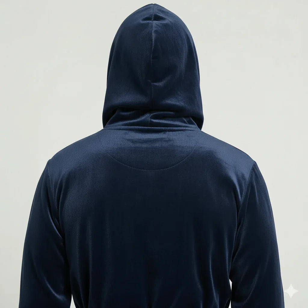 Men's Hooded Plush Robe