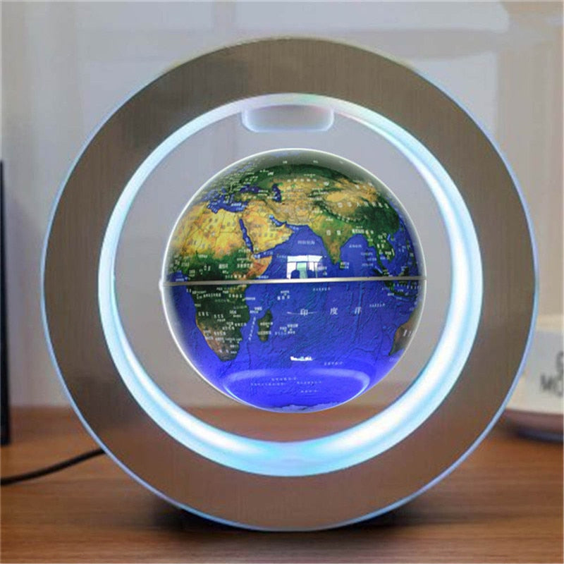 Luminária Globo Flutuante com Levitação Magnética e LED