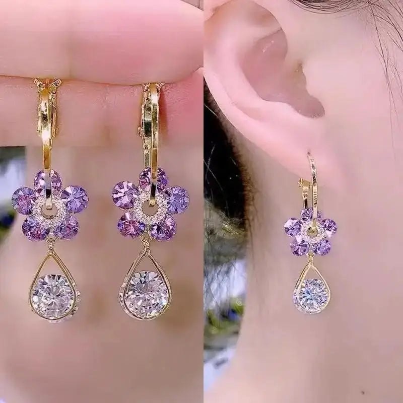 Pearl Tassel Earrings with 925 Silver Posts
