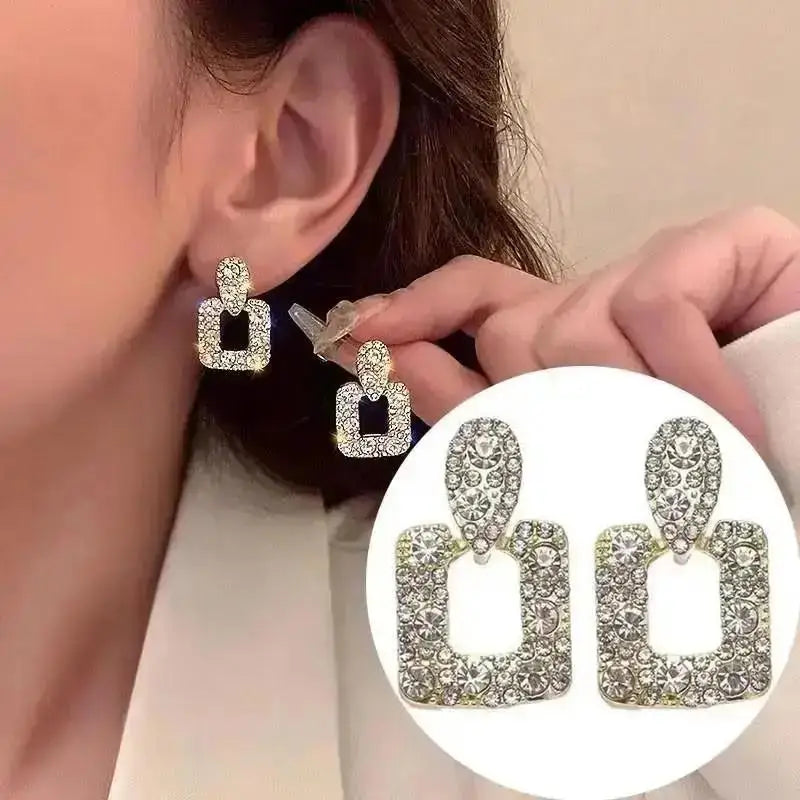 Pearl Tassel Earrings with 925 Silver Posts
