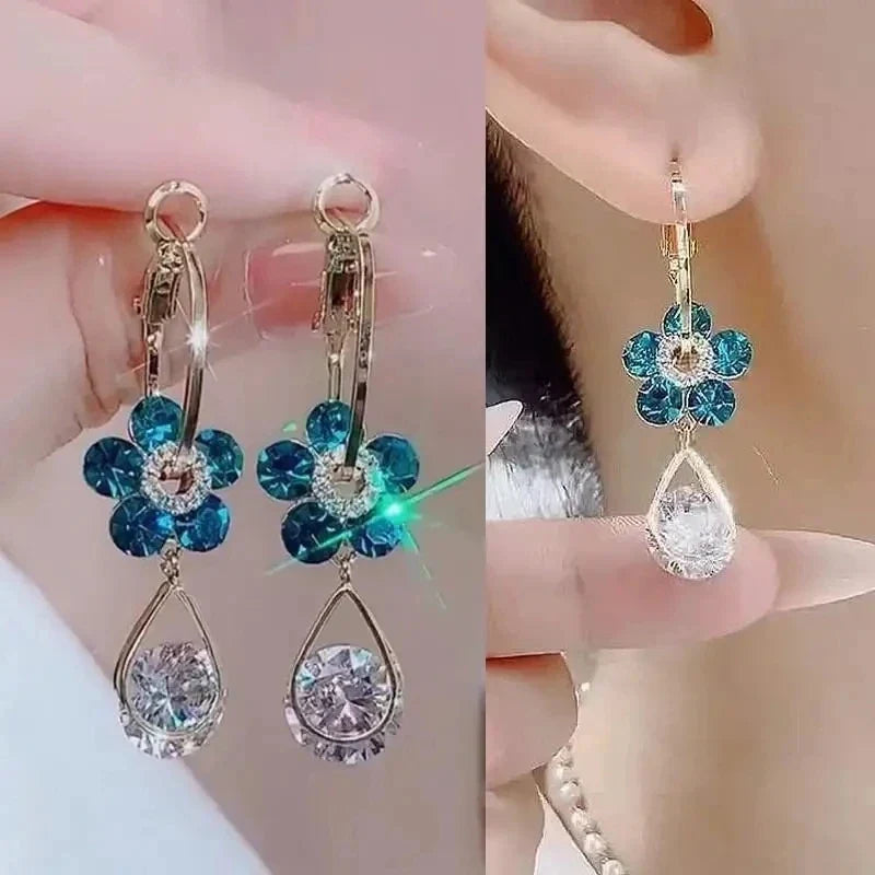 Pearl Tassel Earrings with 925 Silver Posts