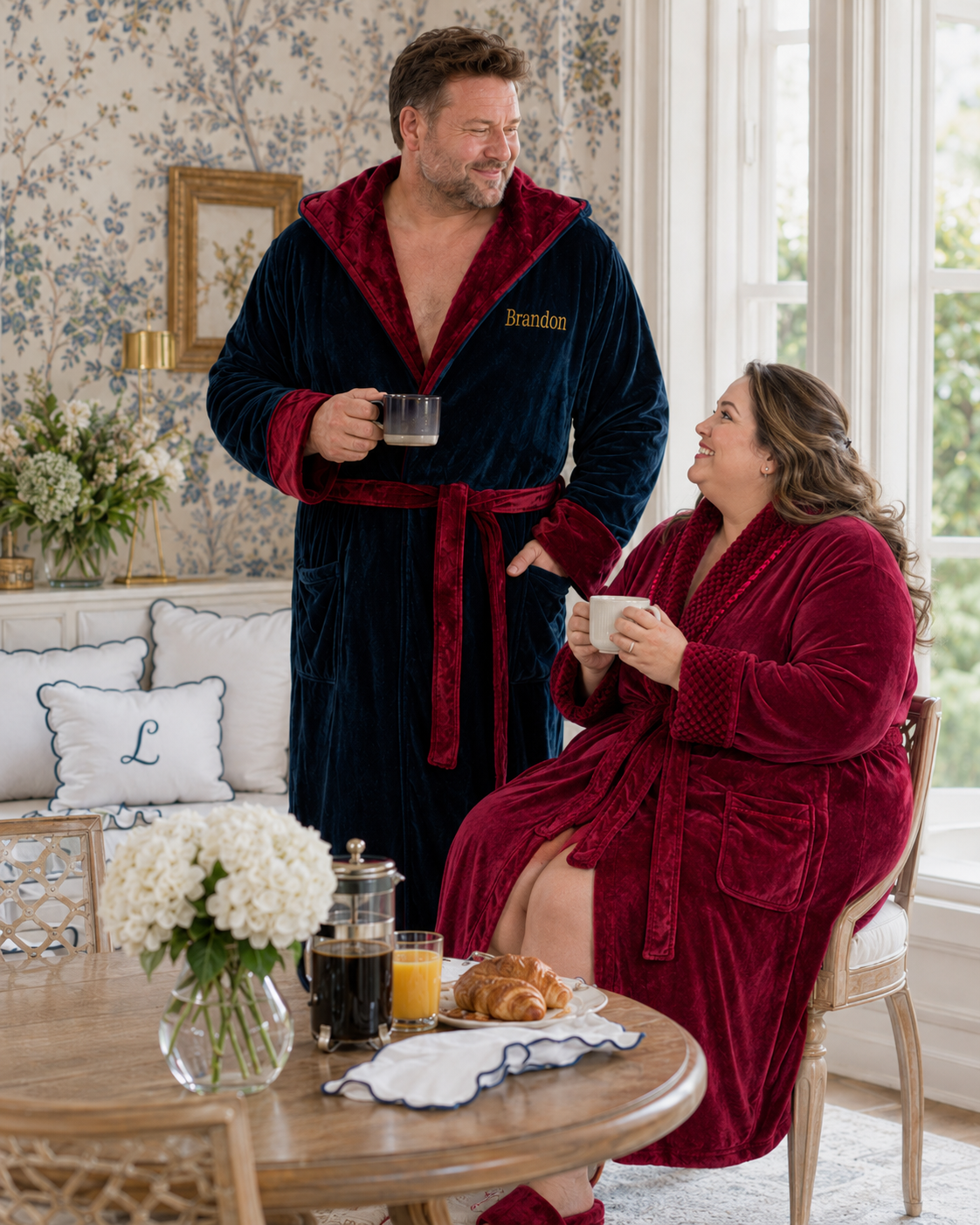 Men's Hooded Plush Robe