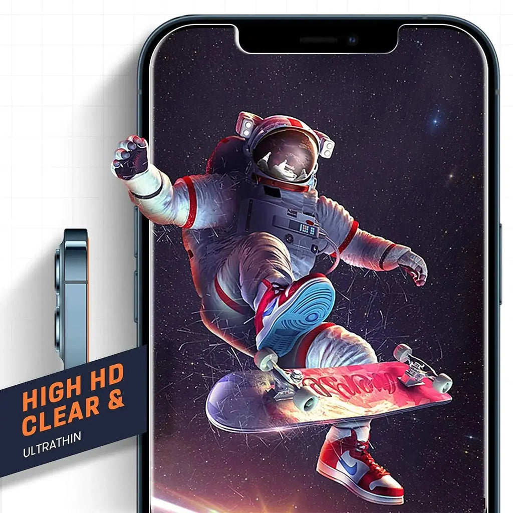 Entronix Clear Screen Protector & Camera Lens Protector Compatible with iPhone 11 Pro Max - 4-Piece Combo
