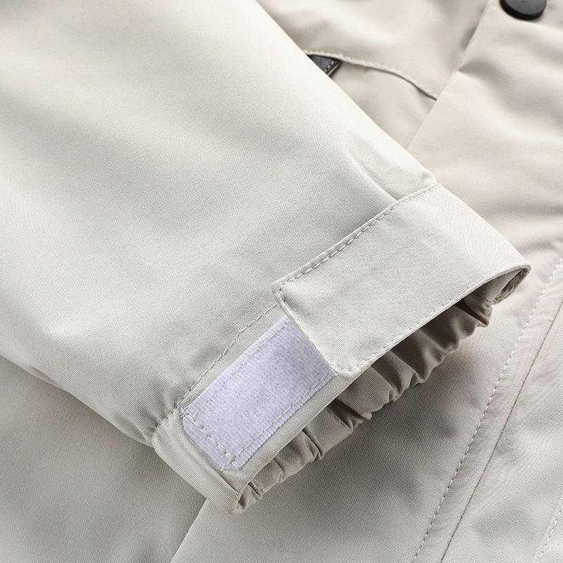 Men's Waterproof Hooded Windbreaker Jacket