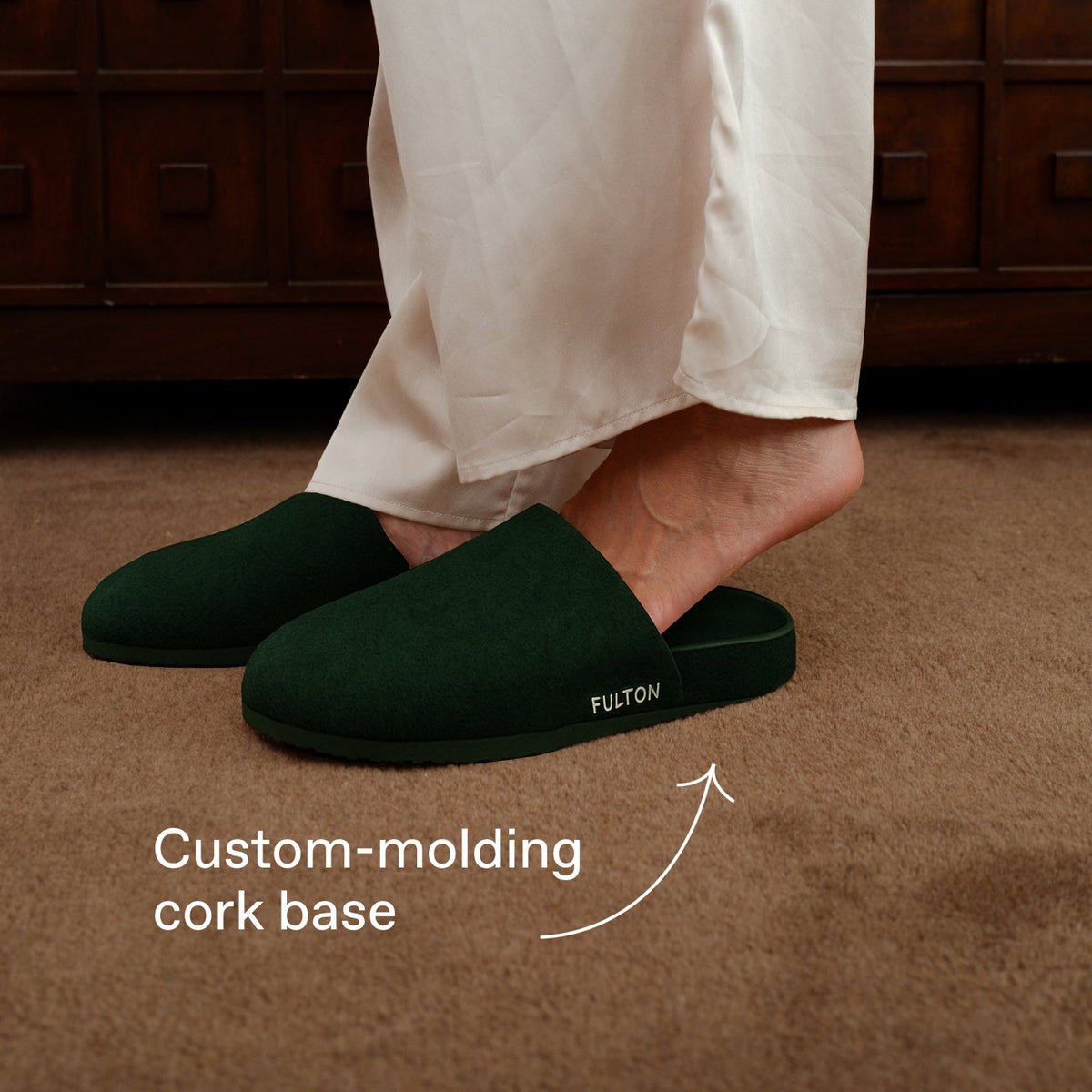 Chinelo de Casa Fulton com Palmilha de Cortiça