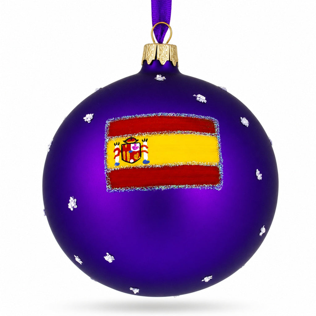Enfeite de Natal de Vidro Gran Via, Madri, Espanha – 10 cm