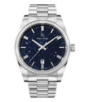 Relógio Paul Rich Legacy Prata com Aventurina Azul