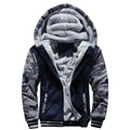 Jaqueta Masculina com Capuz e Zíper para o Inverno