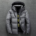 Jaqueta Masculina de Inverno com Capuz, Resistente à Água