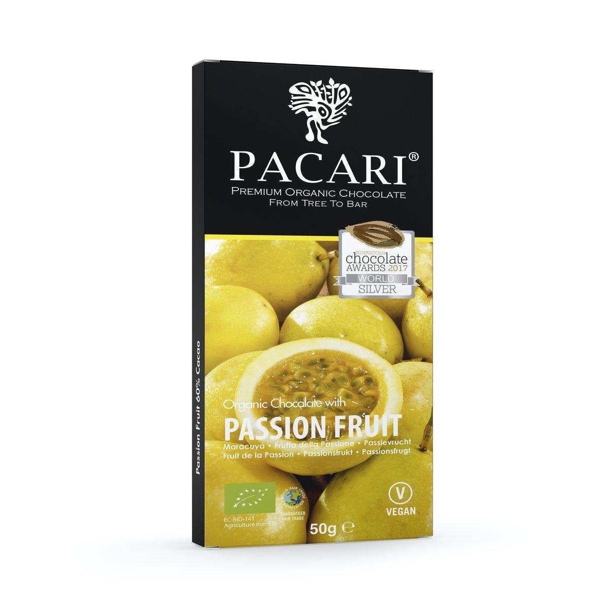 Pacari Maracujá — Chocolate Amargo Orgânico