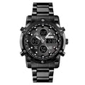 Men's Digital Sport Watch with Dual Time and Alarm