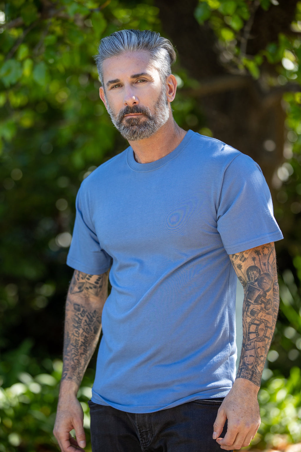 Camiseta Masculina em Viscose de Bambu/Algodão Orgânico
