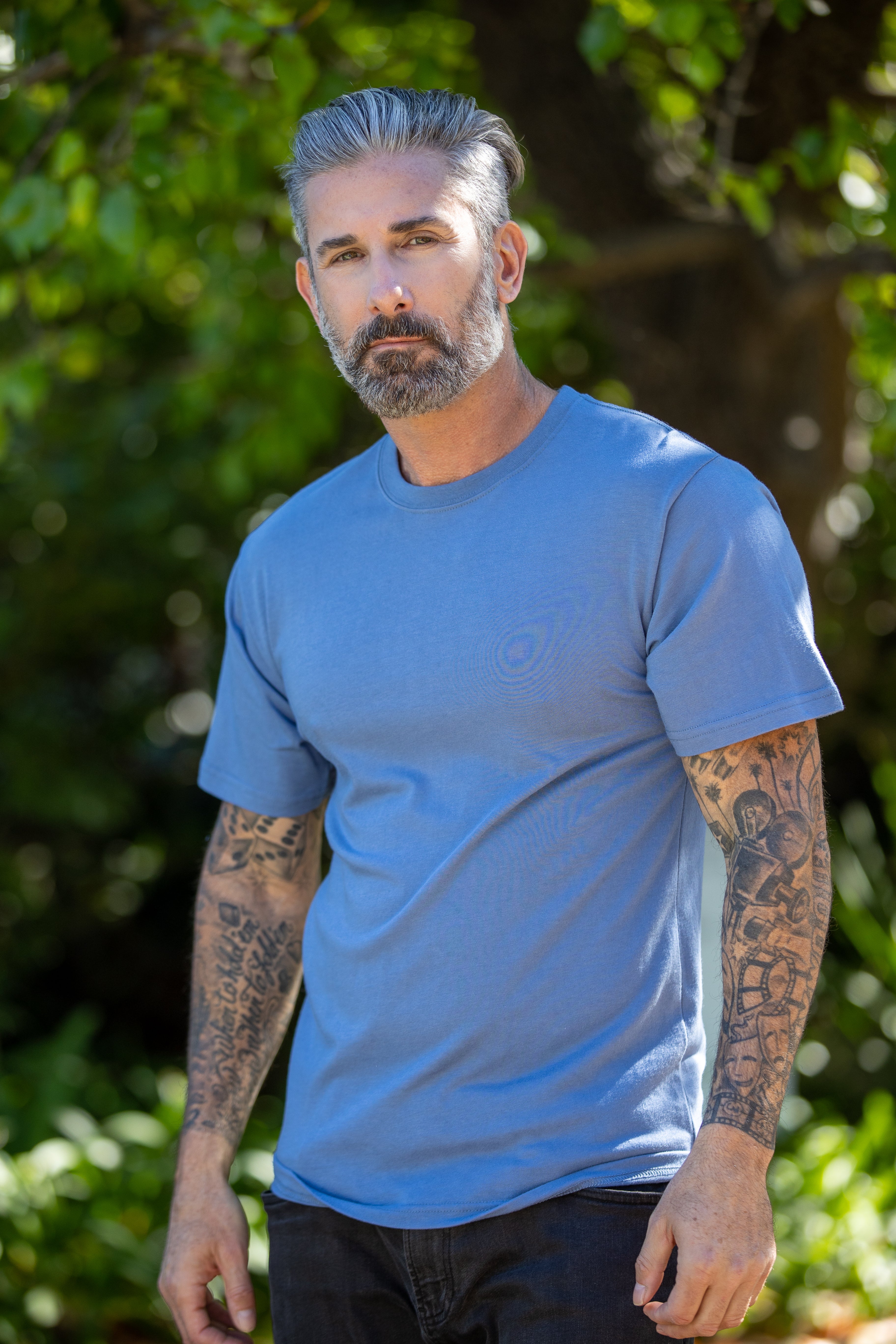 Camiseta Masculina em Viscose de Bambu/Algodão Orgânico