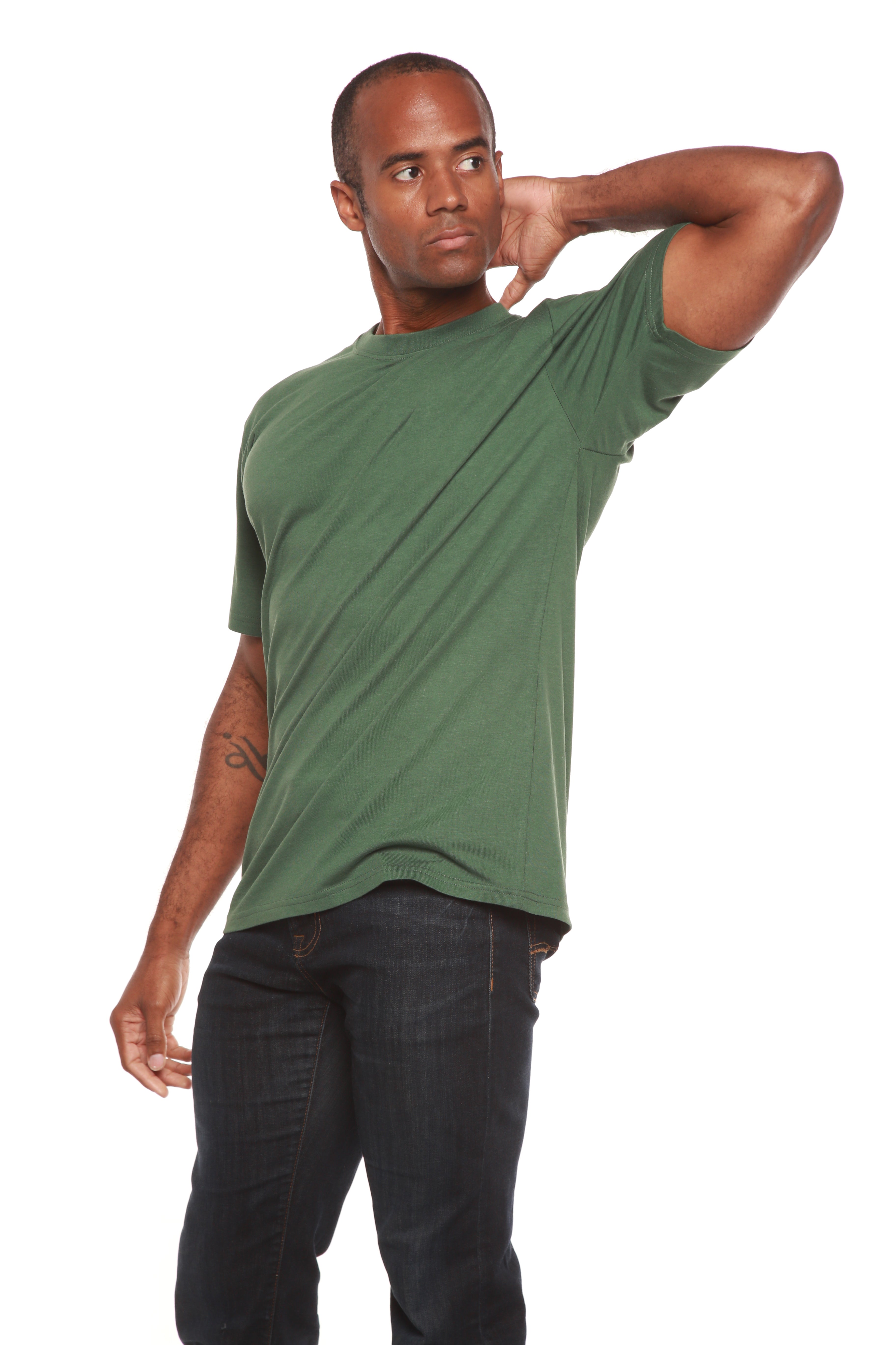 Camiseta Masculina em Viscose de Bambu/Algodão Orgânico