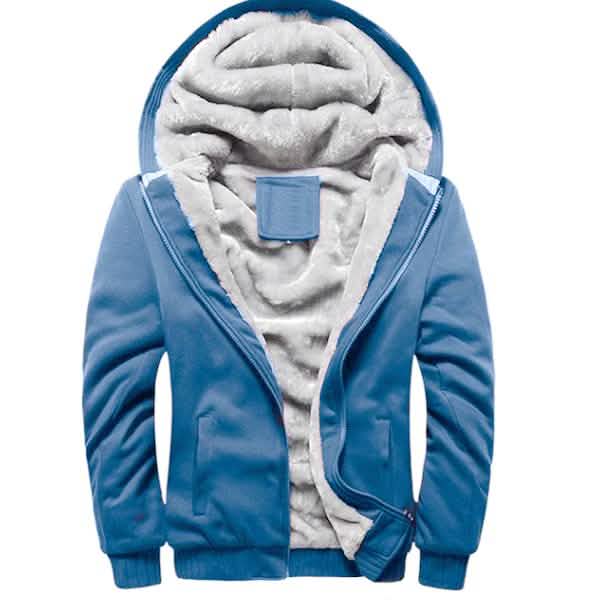 Jaqueta Masculina Leve com Capuz e Zíper